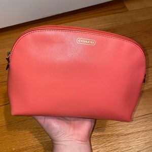 Coach Leather Cosmetics Case